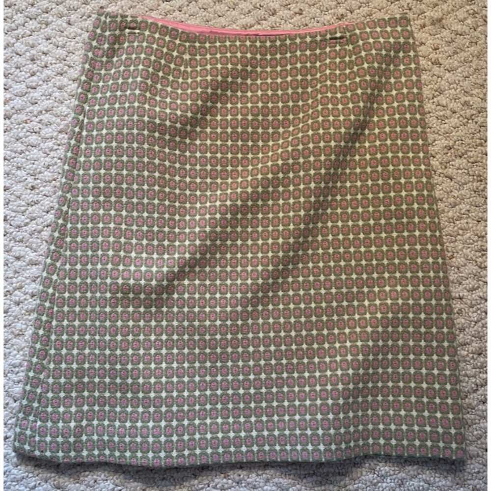 Lilly Pulitzer Wool Skirt White Label 10